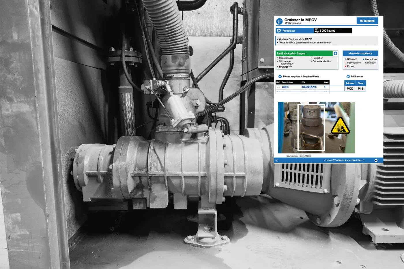 Formation maintenance : compresseurs et air comprimé